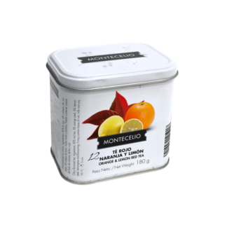 Nº12 lata té rojo naranja limón 180g